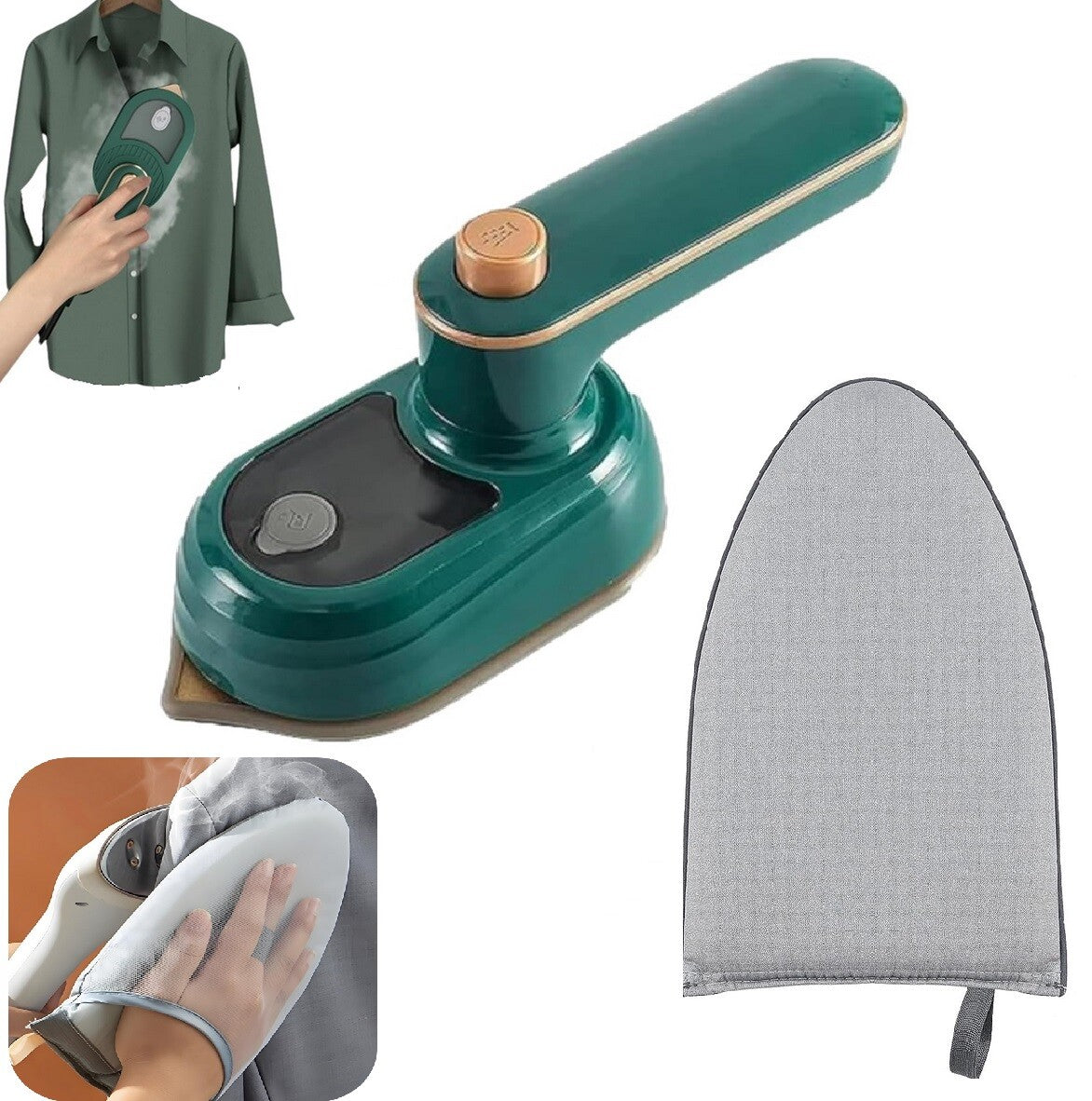 Micro Steam Iron Machine Steamer Handheld Mini Garment Clothes Ironing Portable